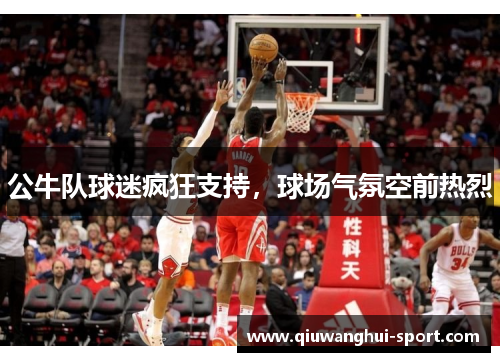 公牛队球迷疯狂支持，球场气氛空前热烈